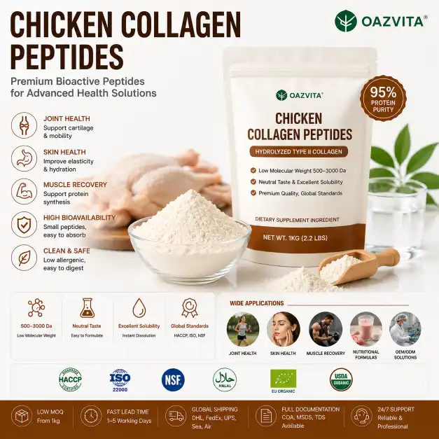 Top 7 Benefits of Using Chicken Collagen Peptides in Health Supplements Top 7 Benefits of Using Chicken Collagen Peptides in Health Supplements